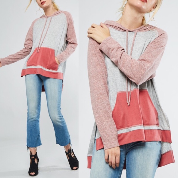 Bellanblue Tops - TOMMY Softest Hoodie - BLUSH